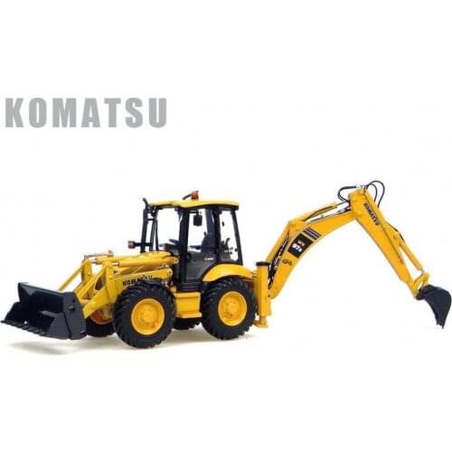 UH8015 Collectible Model Komatsu WB 97S Sliding Loader Excavator Construction Vehicles Diecast Toy Model for Decoration,Gift