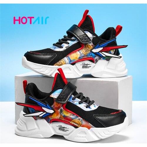 2020 Kids Sport Shoes For Boys Mesh Sneakers Boys Girls Casual Lace-Up Trainers Children Brand Breathable Shoes x810
