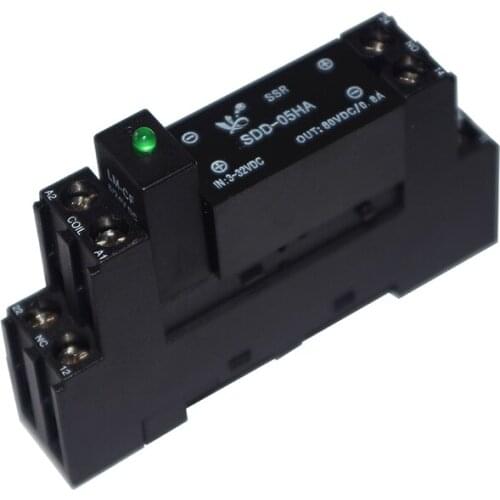 Small Micro DC Solid State Relay SDD-05HA Can Be Equipped with Additional Socket