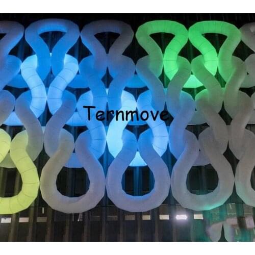 Inflatable LED arch decorative color change blow up lighting archway for concert bar entrance party toys