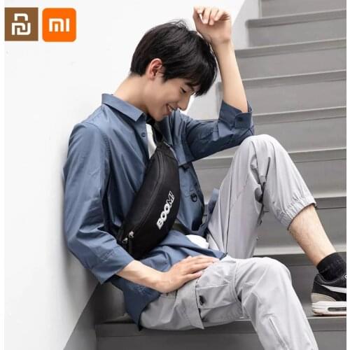 3 color youpin youpin leisure anti-theft chest bag large capacity waist bag 125g lightweight, stylish, durable and high quality