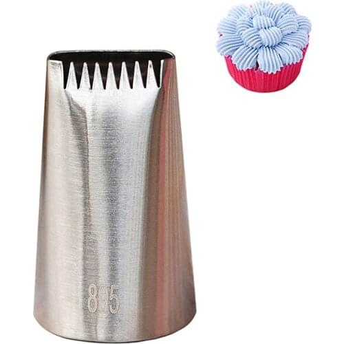 #895 Stainless Steel Pastry Nozzle Icing Piping Tips Sugarcraft Fondant Bakeware Baking Pastry Tools KH072