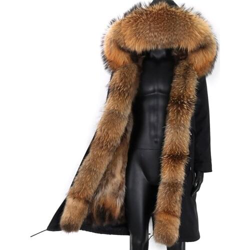 New Mens Clothing Winter Real Fur Jacket Classic Casual Coat Waterproof Parka for Extreme Cold Weather Removable Fox Fur Collar