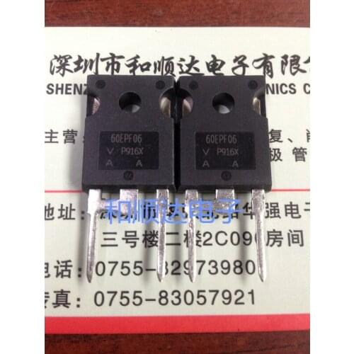 New 2pcs 60EPF06 TO-247 600V