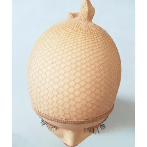 Wholesale - 50pcs No.3 Hairnets Wigs Cap / Womens Accessories Wigs Mesh Weaving / Black & Beige