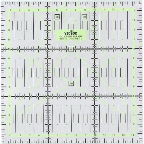 1PC Transparent Quilting Sewing Patchwork Ruler Cutting Tool Tailor Craft