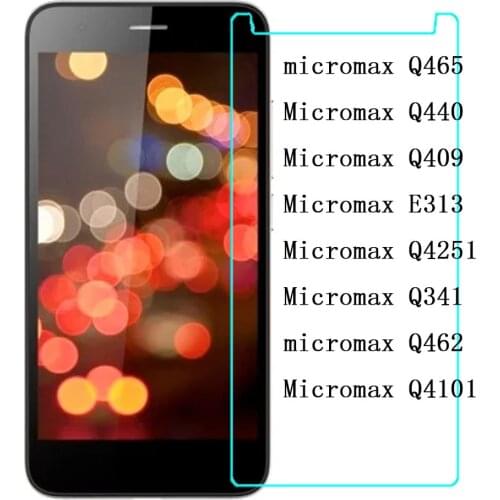 Q465 Tempered Glass for Micromax Canvas Juice 4 Q465 Q440 Q409 E313 Q341 Q462 Q4251 Q4101 Screen Protector Film Screen Cover