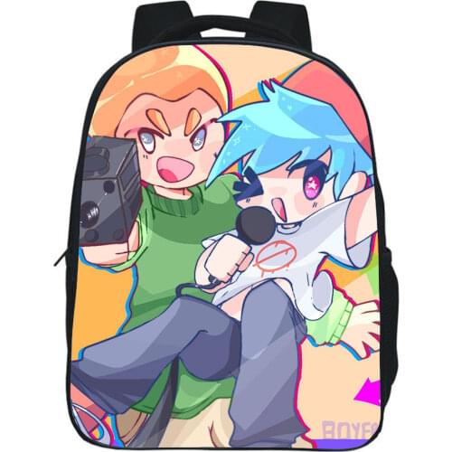 Friday Night Funkin Backpacks Kawaii Boy Girl School Bags Music Rhythm Game Bookbag Children Bag Fashion Cartoon Men Mochila