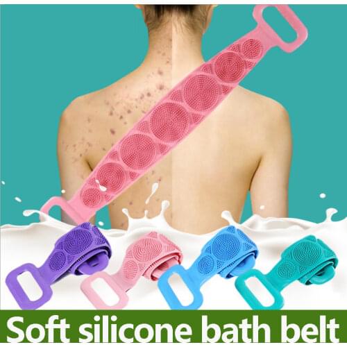 Bath Back Scrub Silicone Deep Cleaning Bath Shower Magic Brushes Bath Towels Silicone Bath Body Brush Bath Massager