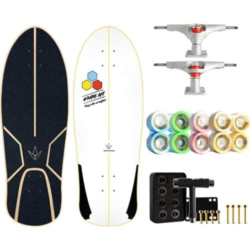Skateboard 29"X9.8", 7-Layer Maple Skateboard Womens Mini Skateboard Free Pedal Brush Street Skateboard Gift for Beginners