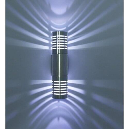 Modern wall light Bedside wall light lampshade Up and down Indoor lighting Decorative lamp AC85-265V Bedroom corridor aisle