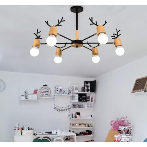 Modern iron lighting for boys room led light design lamp hanglampen living room decoration ventilador de techo