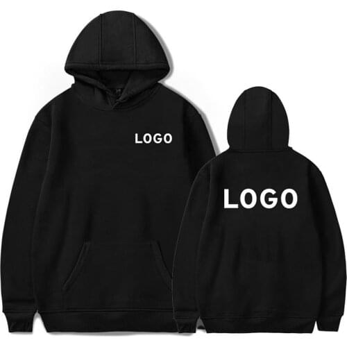 Customized Men Hoodies Tracksuit Fashion Harajuku Long Sleeve Sweatshirt Print Like Photo Or Logo Text Winter Pocket Hoodies