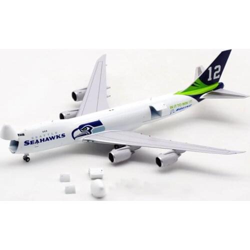 1:400 B747-8F N841BA model SEAHAWKS air airlines w landing gears alloy aircraft plane collectible display model collection