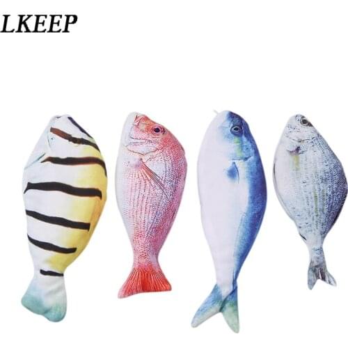1PC Kawaii Fish Shape Behomian Cosmestic Bag Cute Simulation Cloth Plush Fish Making Up Bag For Women Makeup Bag