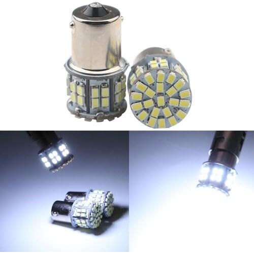 10Pieces/Lot Lampada Ba15s 50 Led 1 Polo Varias Cores 1156 P21w(Vermelho, amarelo, branco