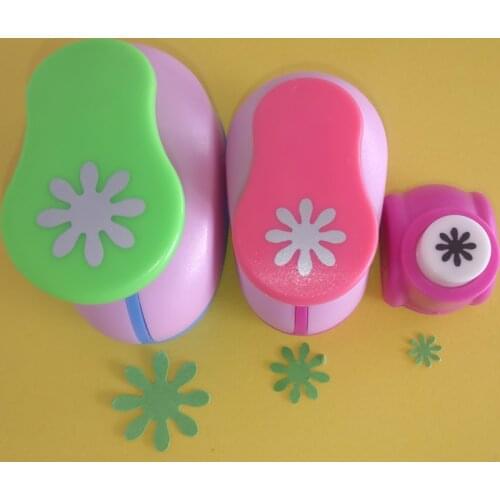 3/8" 5/8" 1" Daisy Shaped craft punch Scrapbooking School DIY Flower Paper Cutter EVA foam Petal Hole Punches Embossers Cut Tool
