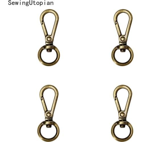 4PCS Bag Belt Strap Buckles Metal Carabiner Clasps Lobster Dog Collar Key Swivel Clips Snap Hook DIY Accessories 32MM 38MM 42MM