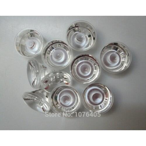 50pcs/lot 20mm PMMA High Power LED Lens 120 degrees 1w 3w Reflector Collimator 1w LED CHIPS led lenses for spotlight
