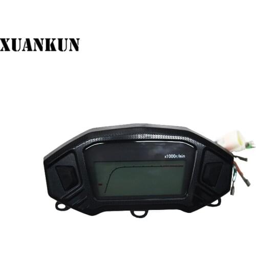 XUANKUN Motorcycle Accessories KPS200 / LF200-10R Digital LCD Instrument Assembly