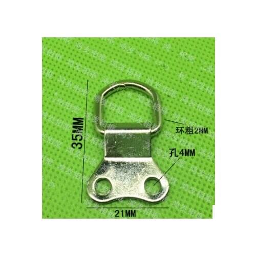 Hardware High grade picture frame two hole hook frame ring cross stitch hardware hook large drawing hook hanging