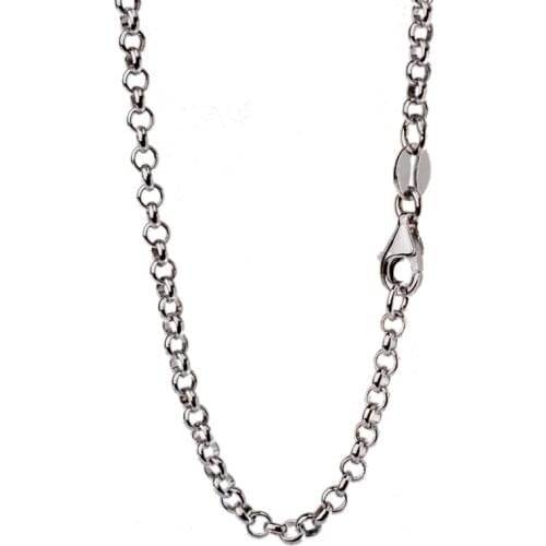 JustNeo Solid 925 Sterling Silver Belcher chain Rollo/Rolo Chain Necklace 18-30inch,Basic Chains for Pendants