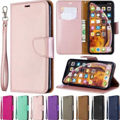 Flip Wallet Case For iPhone 12 Pro Max With Lanyard Photo Frame Card Slots Stand For iPhone 11 Pro Max XS Max XR X 8 7 6S 6 Plus