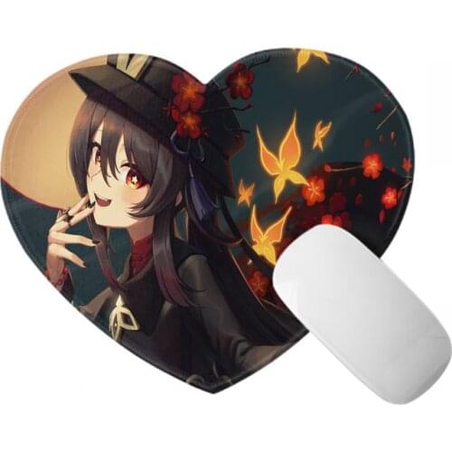 Genshin Impact Customized laptop Gaming mouse pad Cartoon Mouse Pad 24*20Cm Kawaii Pad for Desk Pc Laptops Computer Accessories