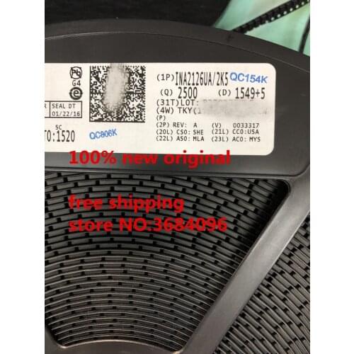 INA2126UA INA2126UA/2K5 NEW free shipping 5PCS-100PCS SOP16