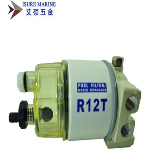 R12T 15 GPH Fuel Filter/Water Separator Diesel Marine Boat Fuel with Fittings
