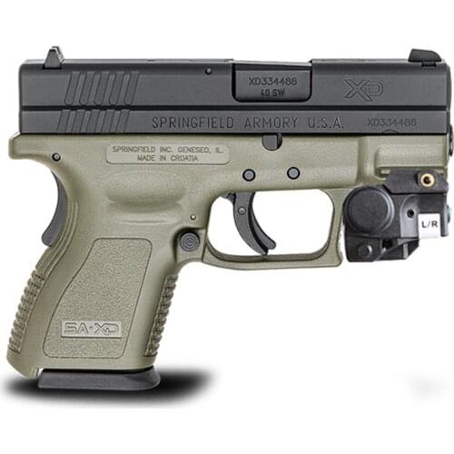 LS-L2 Tactical Green Laser Sight Mini Red Dot IR Mira Laser Para Pistola for Taurus G2C 9mm, TS9, Glock Defensa Personal Arma