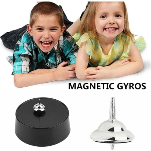 Magnetic Gyroscope Magical Intelligent Forever Moving Finger Motion Gyro Toy Classic Stress Relief Perpetual Desktop Spinne S8T0