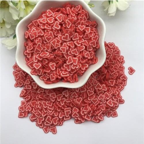 Cute Heart-shaped Mix for Resin DIY Supplies Nails Art Polymer Clear Clay accessories DIY Sequins scrapbook shakes Craft