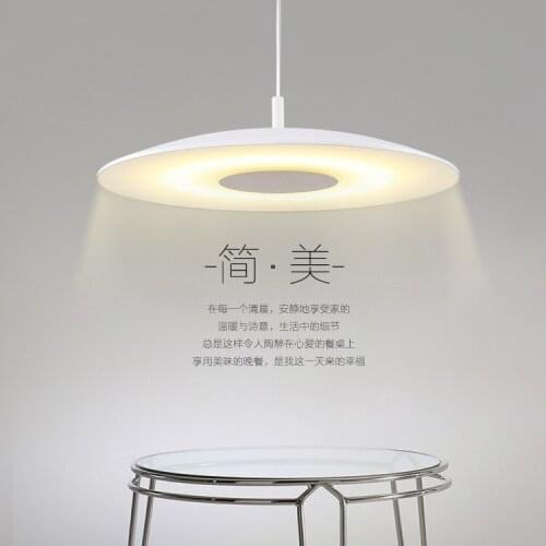 Minimalist fashion restaurant chandelier single head bar balcony dining room table Iron lamp