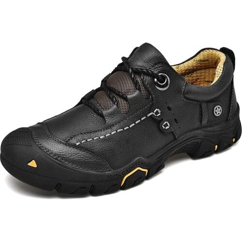 Spring New Arrivals Fashion Ankle Boots Men Upgrade Motorcycle Boots Wear Comfort Winter Shoes Army Black Hiking Sneaker