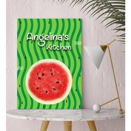 Personalized Kitchen Canvas Decoration Gift Dear Moment Happy Design Modern Good Quality Reliable Wall Special Occasions Memory