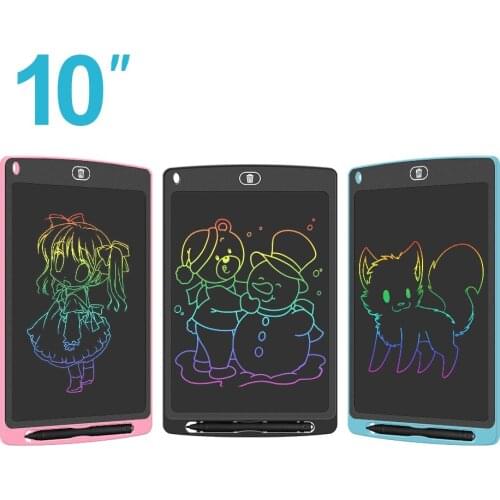 LCD Writing Tablet, 10 Inch Electronic Graphics Drawing Pads, Digital Handwriting Doodle Board eWriter with Memory Lock for Kids
