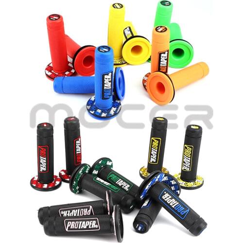 10 Colors Option Handle Grip Protaper Motorcycle Dirt Pit Bike Motocross 7/8" Rubber Gel Hand Grips Brake Hands WG-117N