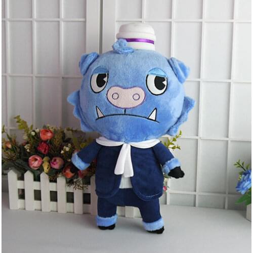 Happy Tree Friends HTF Truffles 40cm Anime Blue Pig Stuffed & Plush Cartoon Doll