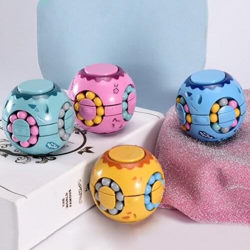 Fingertip Spin Gyroscope Decompression 3 in 1 Gyro Spinner Toy for Children Puzzle Baby Early Educational Toy