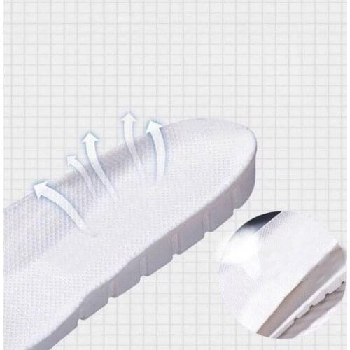 3 Pairs Unisex Sports Latex Insoles Breathable Deodorant Sweat-Absorbing Thickened Shock Absorption Rebound Soft-Soled Insoles