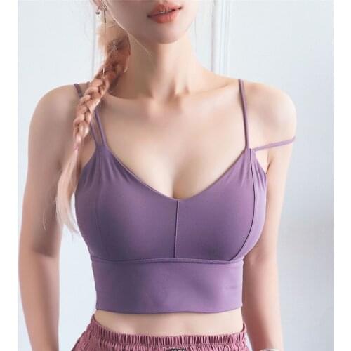 SALSPOR Fitness Women Sport Bra Solid Sportwear Push Up Shockproof Quick Dry Trainning Running Underwear Sport Cycling Gym Bra