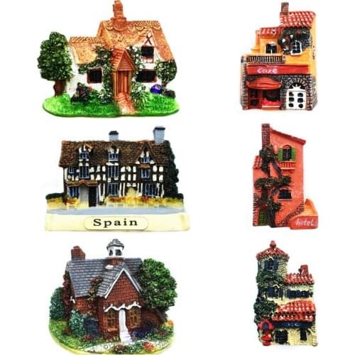 Spain Barcelona Tourist Souvenir Fridge Magnets Decoration Articles Handicraft Magnetic Refrigerator Collector Collection Gifts