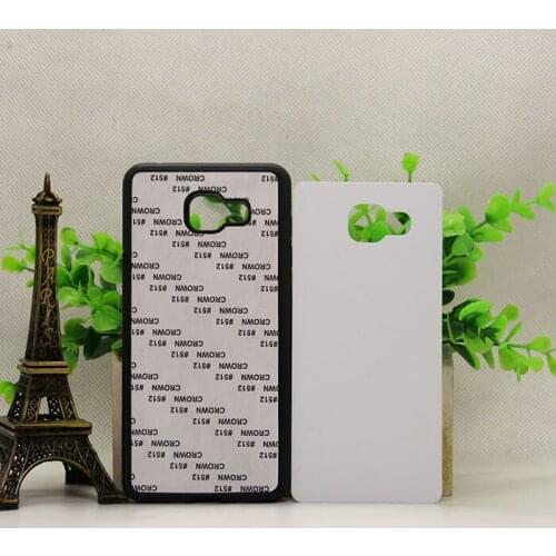 Wtsfwf DIY 2D Sublimation rubber silicone TPU+PC Blank Case for A7 2016 A710 with Aluminum Inserts and glue 10pcs/lot