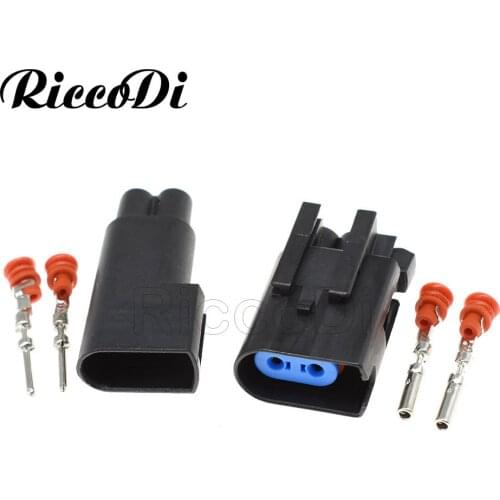 1/5/10/20Set 2 Way Wheel ABS Sensor Scoket Automotive Motor Car Engine Lamp Socket Plug For Ford Volvo Jaguar Land Rover