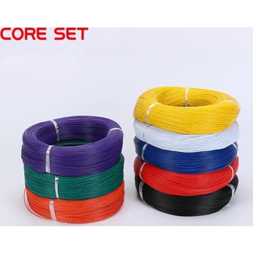 10 Meters Test Line Wire 26AWG 1.3mm PVC Wire Electronic Cable Insulated LED Cable For DIY Connect