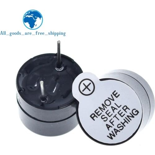 10pcs 12v Active Buzzer Magnetic Long Continous Beep Tone Alarm Ringer 12mm MINI Active Piezo Buzzers Fit For Arduino Diy Kit