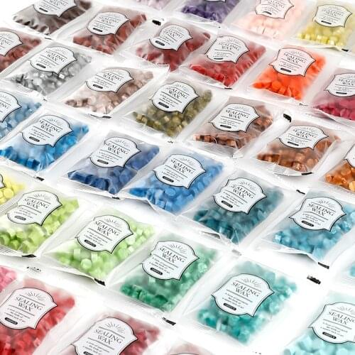 100Pcs Seal Stamp Wax Vintage Wax Seal Stamp Tablet Pill Beads for Envelope Wedding Wax Seal Ancient Sealing Wax