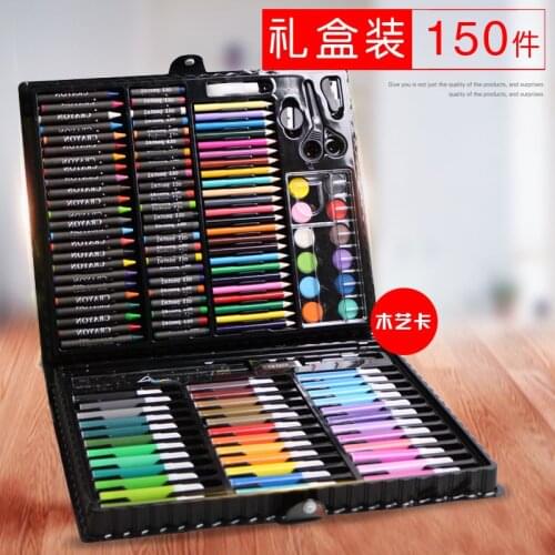 150 Colors Childrens Painting Brush Pen Markers Luxury Set Paint Brush Pencil Drawing Tools Office Stationary Art Supplies Gift