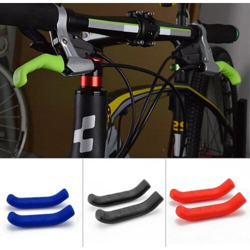 2PCS Universal Silicone Gel Brake Handle Lever Cover Mountain Road Bike Cycling Protection Cover Protector Sleeve MTB Fixed Gear